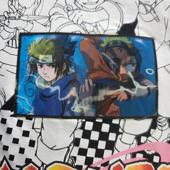 Anime Naruto T-Shirt Holograph Image Changing Youth XL 14-16 Rare - Picture 7 of 16